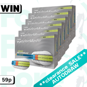 6xDozen TaylorMade Tour Response Multi Neon Stripe **AUTODRAW**