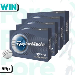 4 x Dozen 2026 TaylorMade TP5 Stripe Balls **AUTODRAW** #4