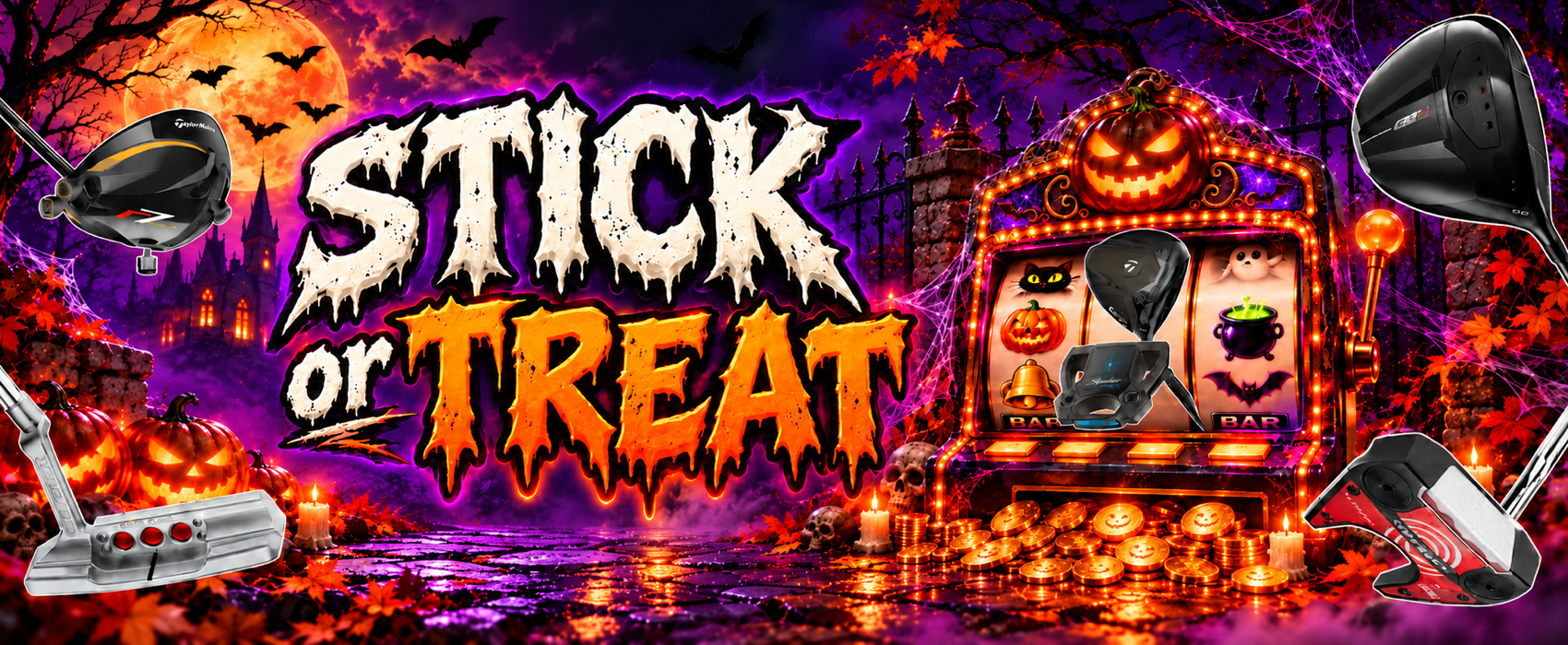 STICK OR TREAT? INSTANT WIN- DRIVERS & PUTTERS